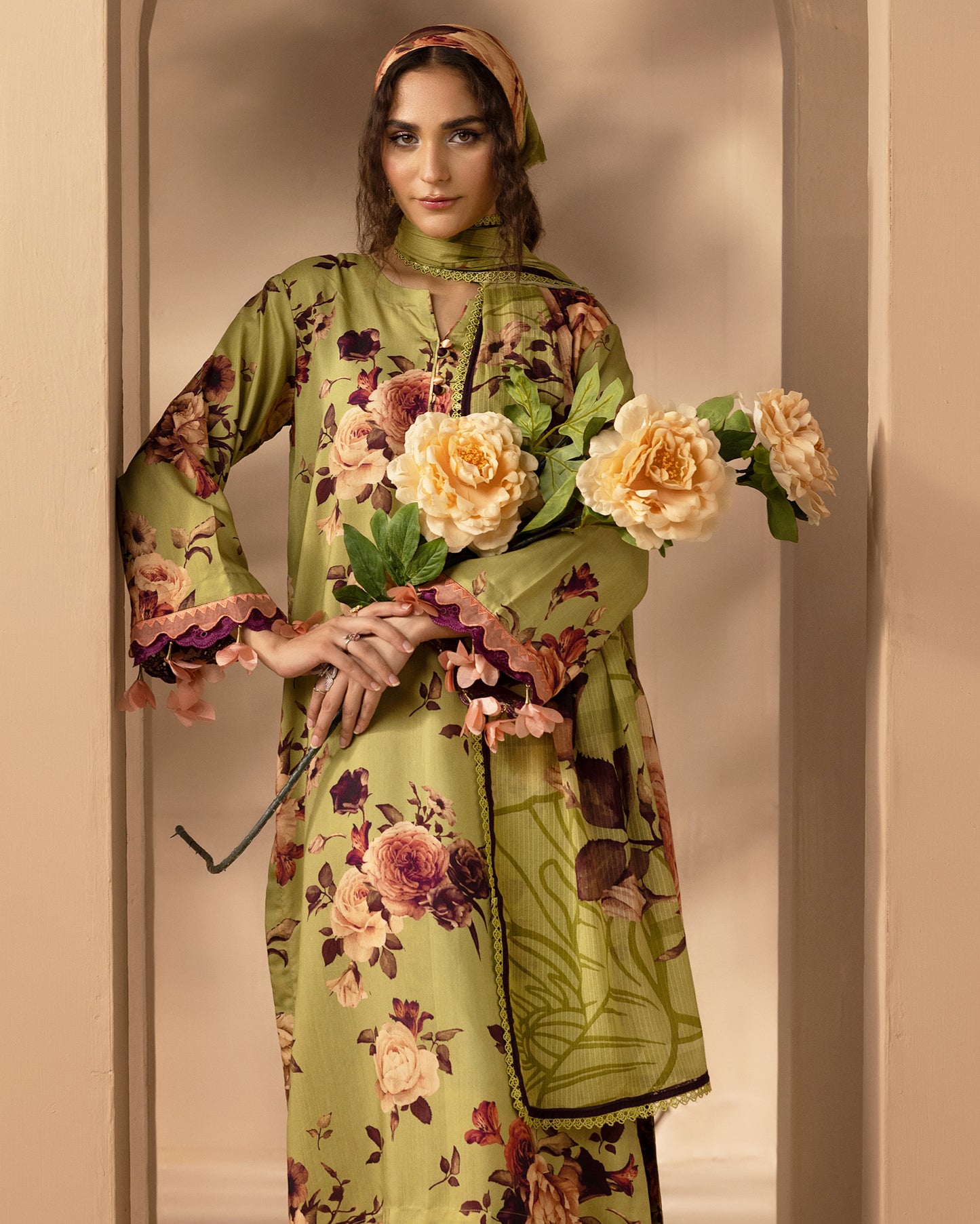 Unstitched Viscose Digital Printed Collection With Diamond Digital Printed Dupatta