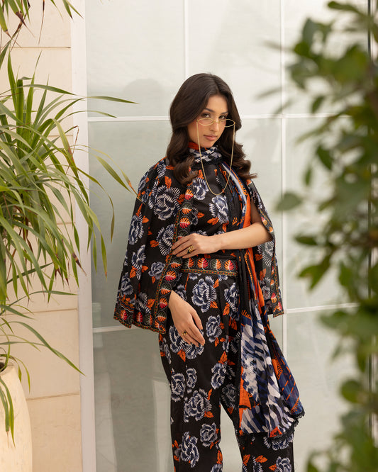 Saffron Noir - 3 Piece Unstitch