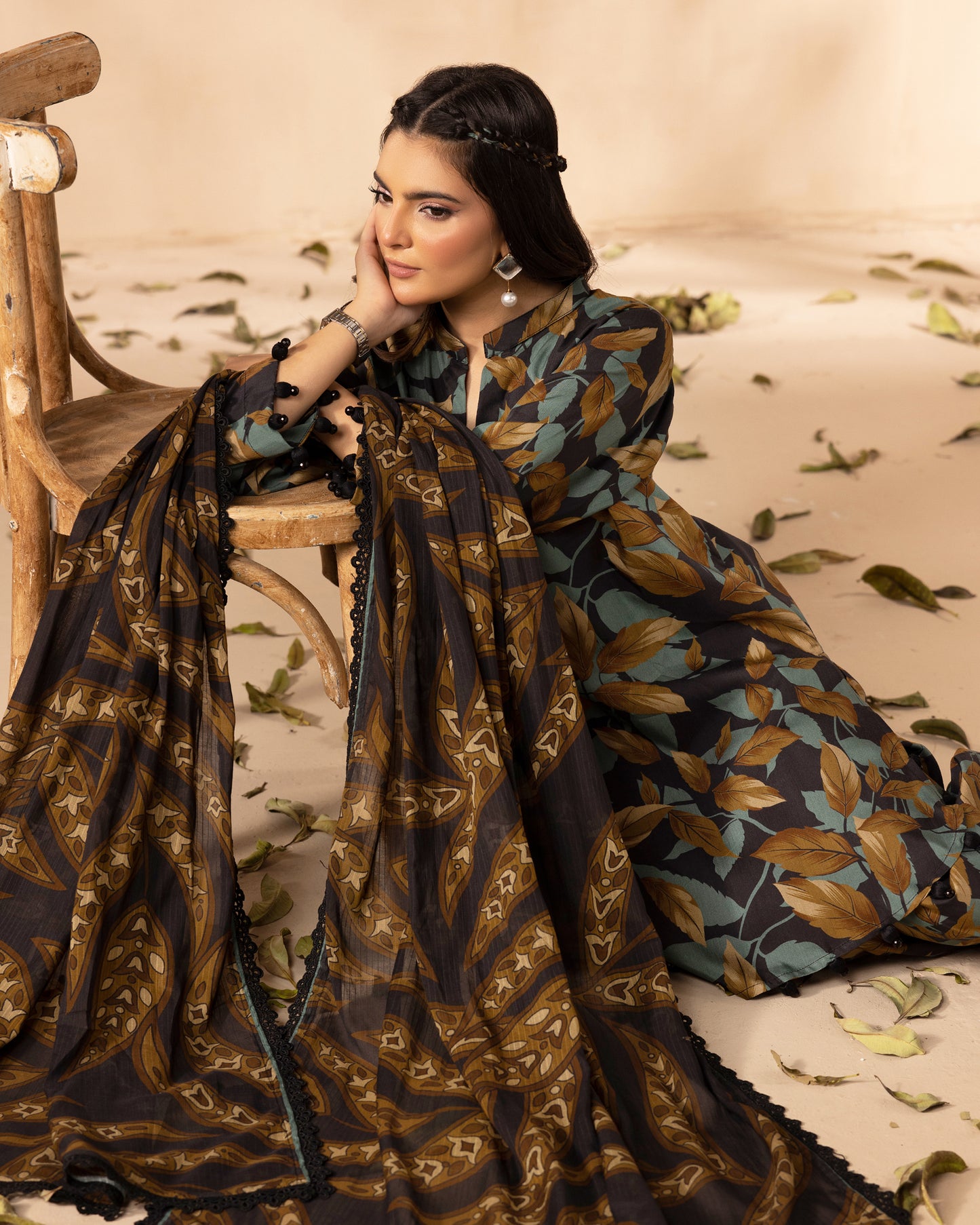 Unstitched Viscose Digital Printed Collection With Diamond Digital Printed Dupatta