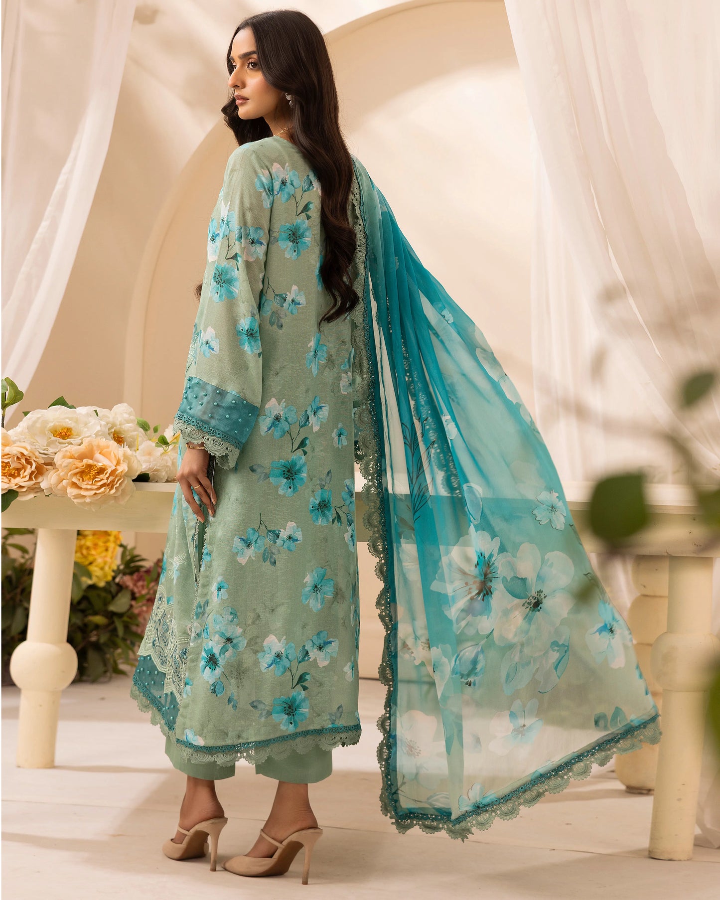 Turquoise Tale - 3 Piece Unstitch