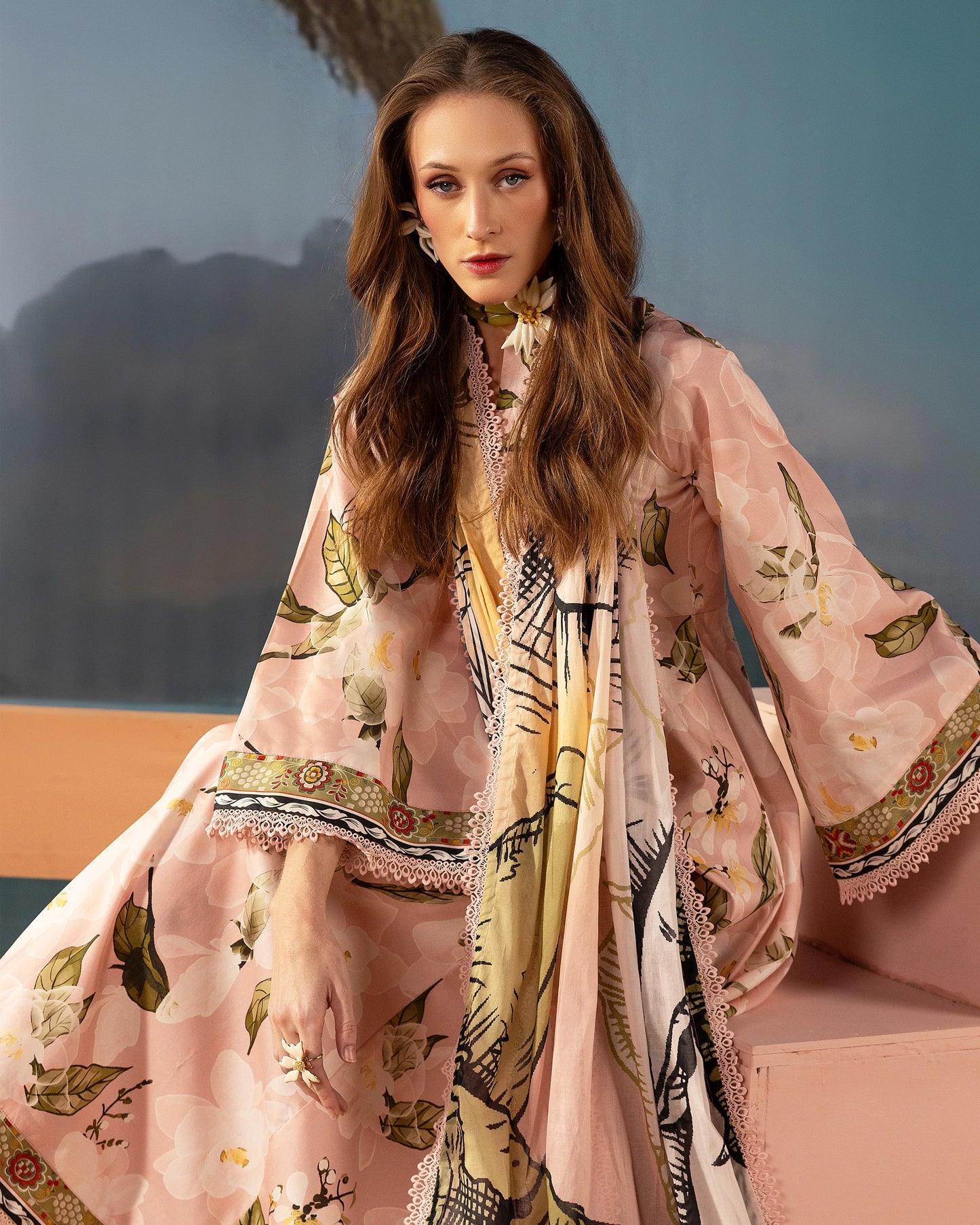 Blush Petal Grace - 3 Piece Unstitch