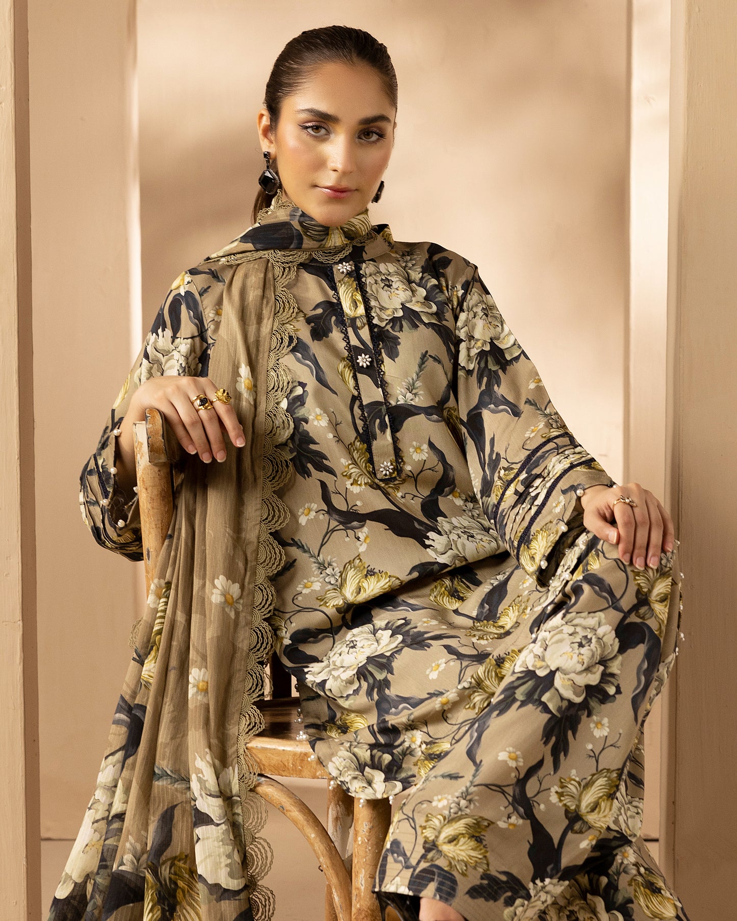 Unstitched Viscose Digital Printed Collection With Diamond Digital Printed Dupatta