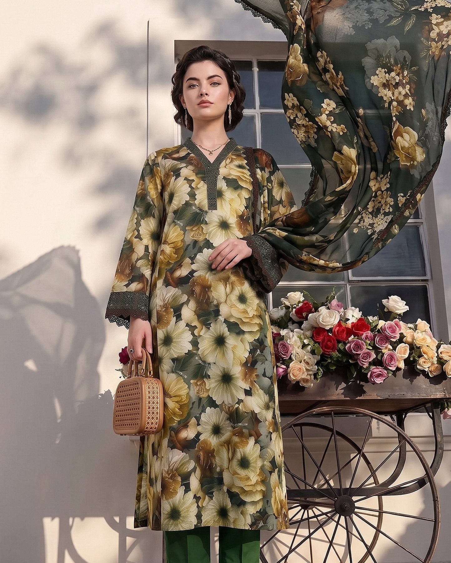 Amber Sage - 3 Piece Unstitch