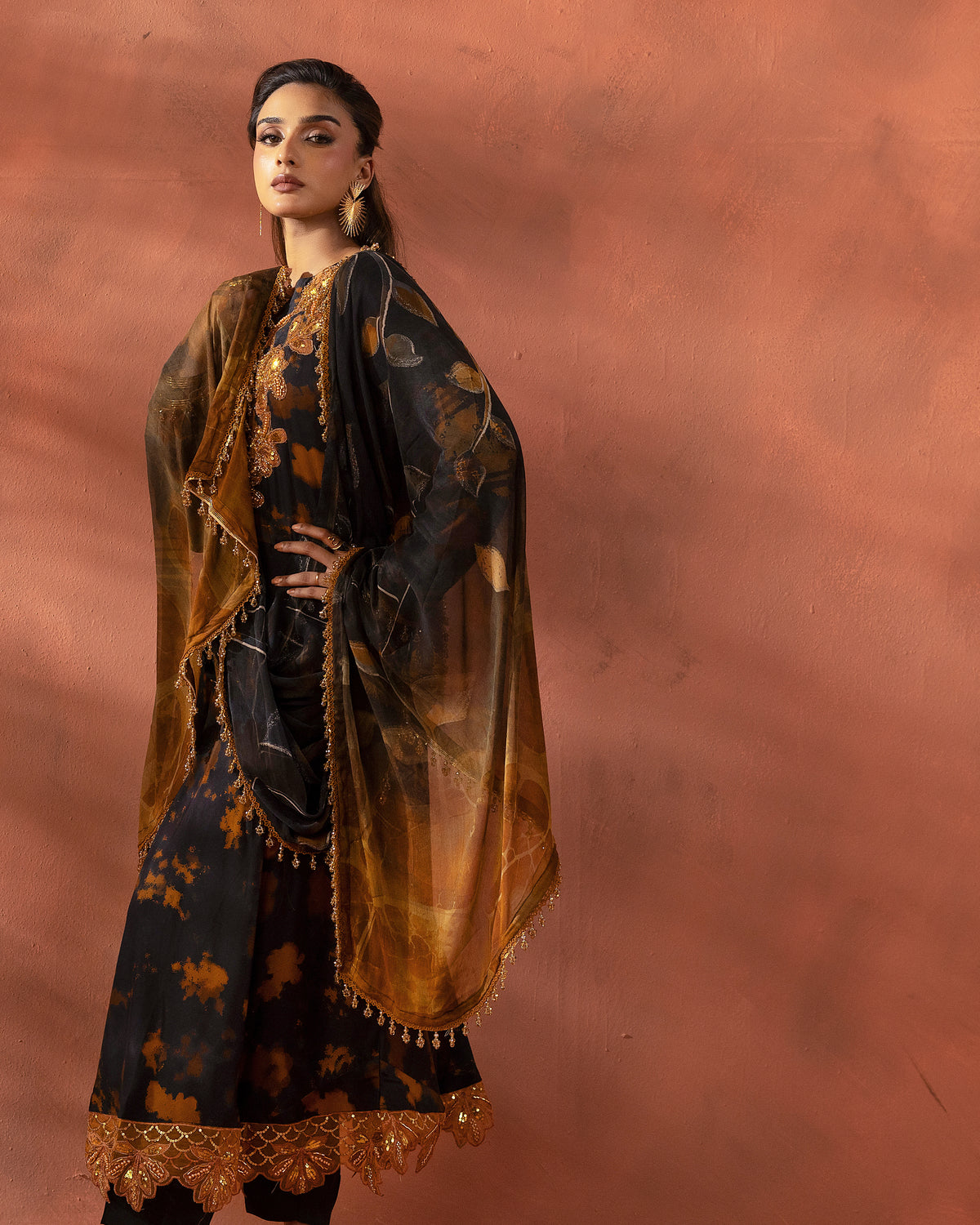 Amber Dusk – 3-Piece Unstitched