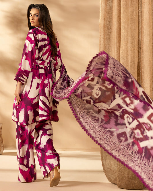 Staple Dora Digital Printed Collection With Diamond Printed Dupatta