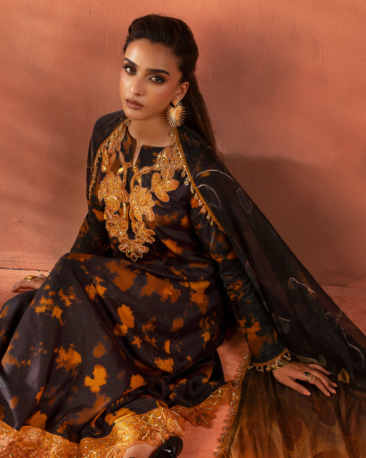 Amber Dusk – 3-Piece Unstitched