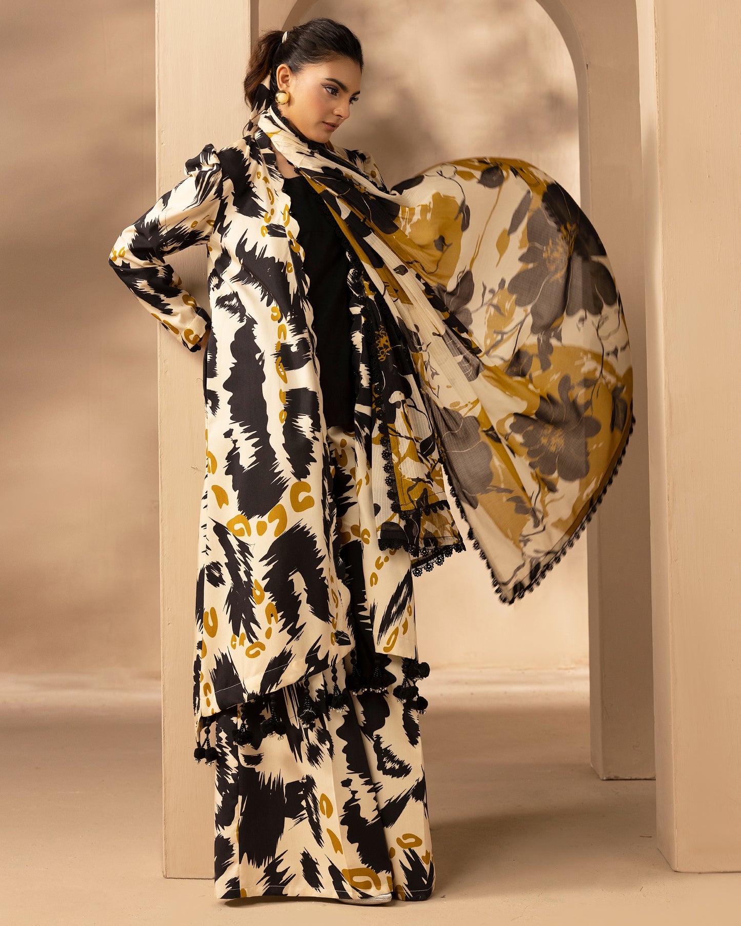 Unstitched Viscose Digital Printed Collection With Diamond Digital Printed Dupatta