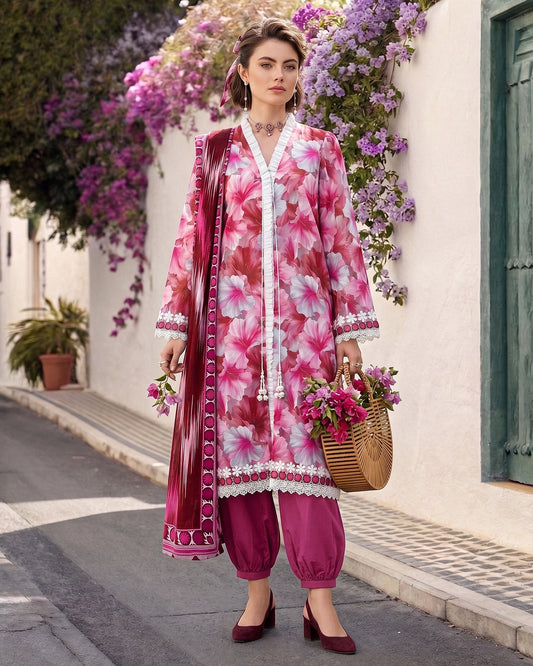 Petal Cascade - 3 Piece Unstitch