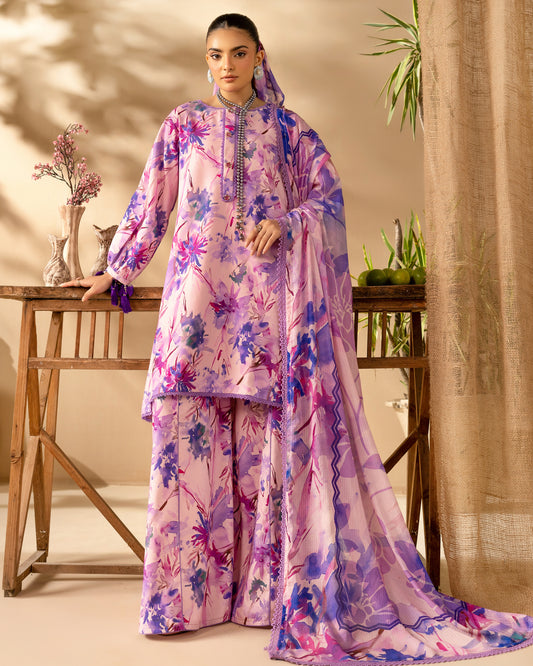 Staple Dora Digital Printed Collection With Diamond Printed Dupatta