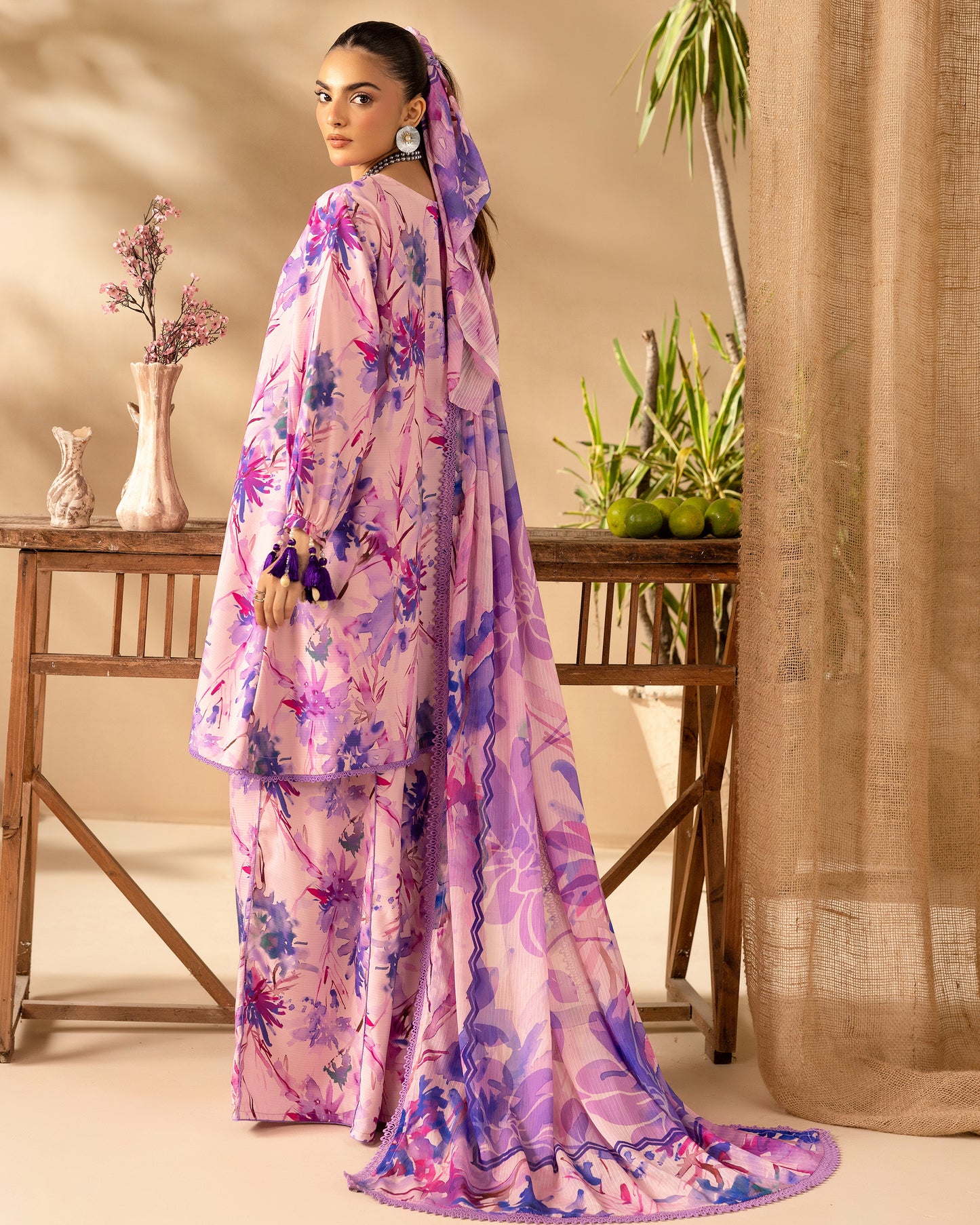 Staple Dora Digital Printed Collection With Diamond Printed Dupatta