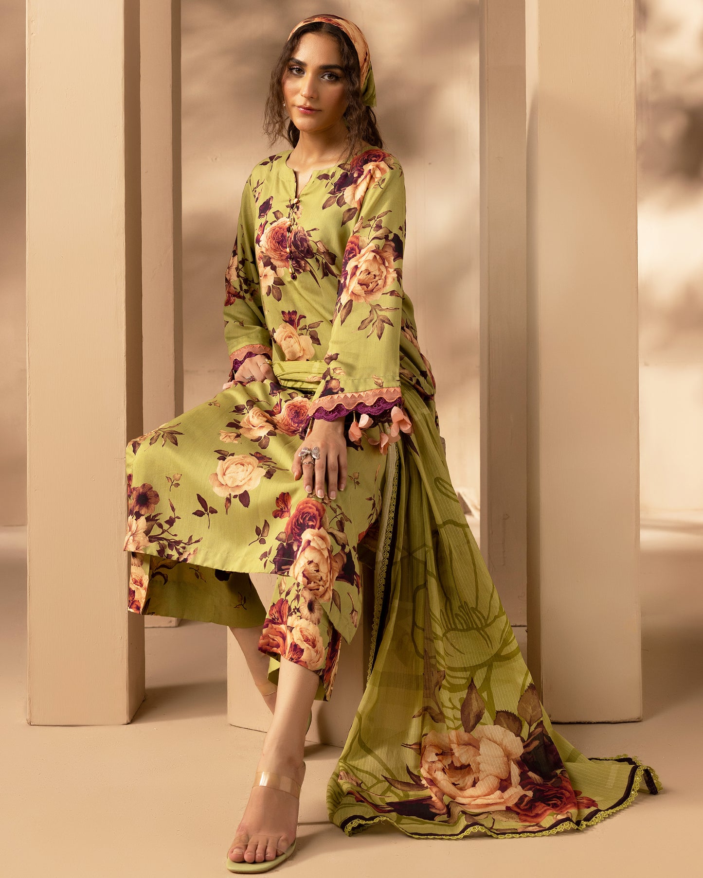 Unstitched Viscose Digital Printed Collection With Diamond Digital Printed Dupatta