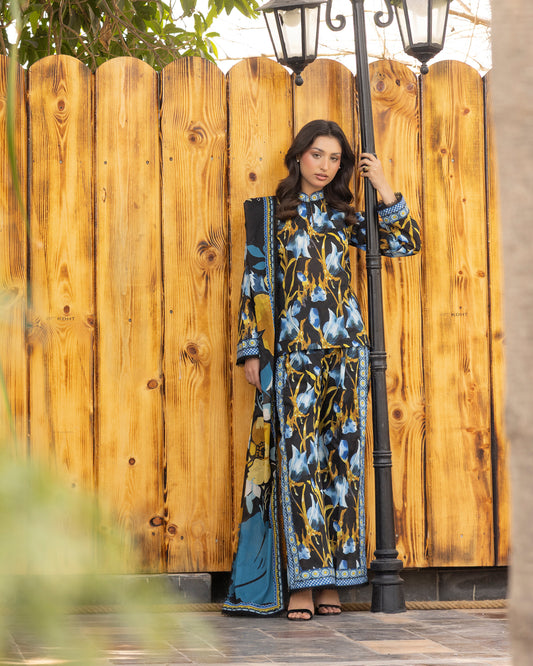Midnight Iris - 3 Piece Unstitch