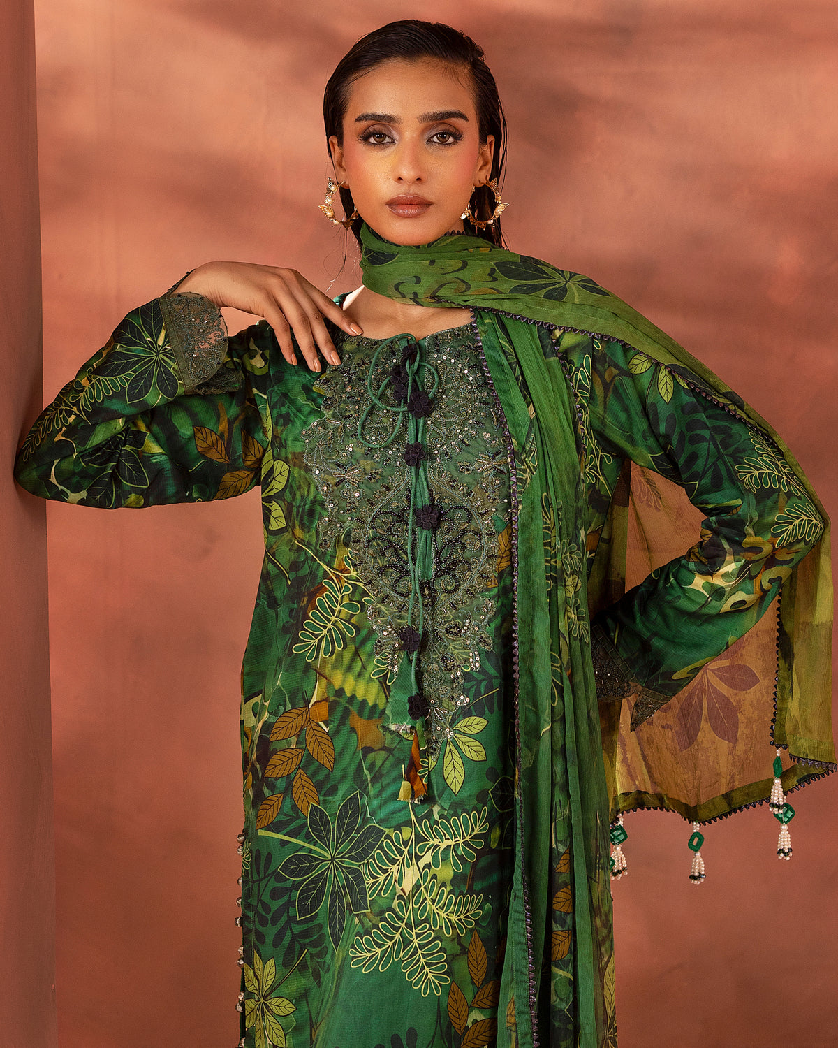 Emerald Meadow – 3-Piece Unstitched