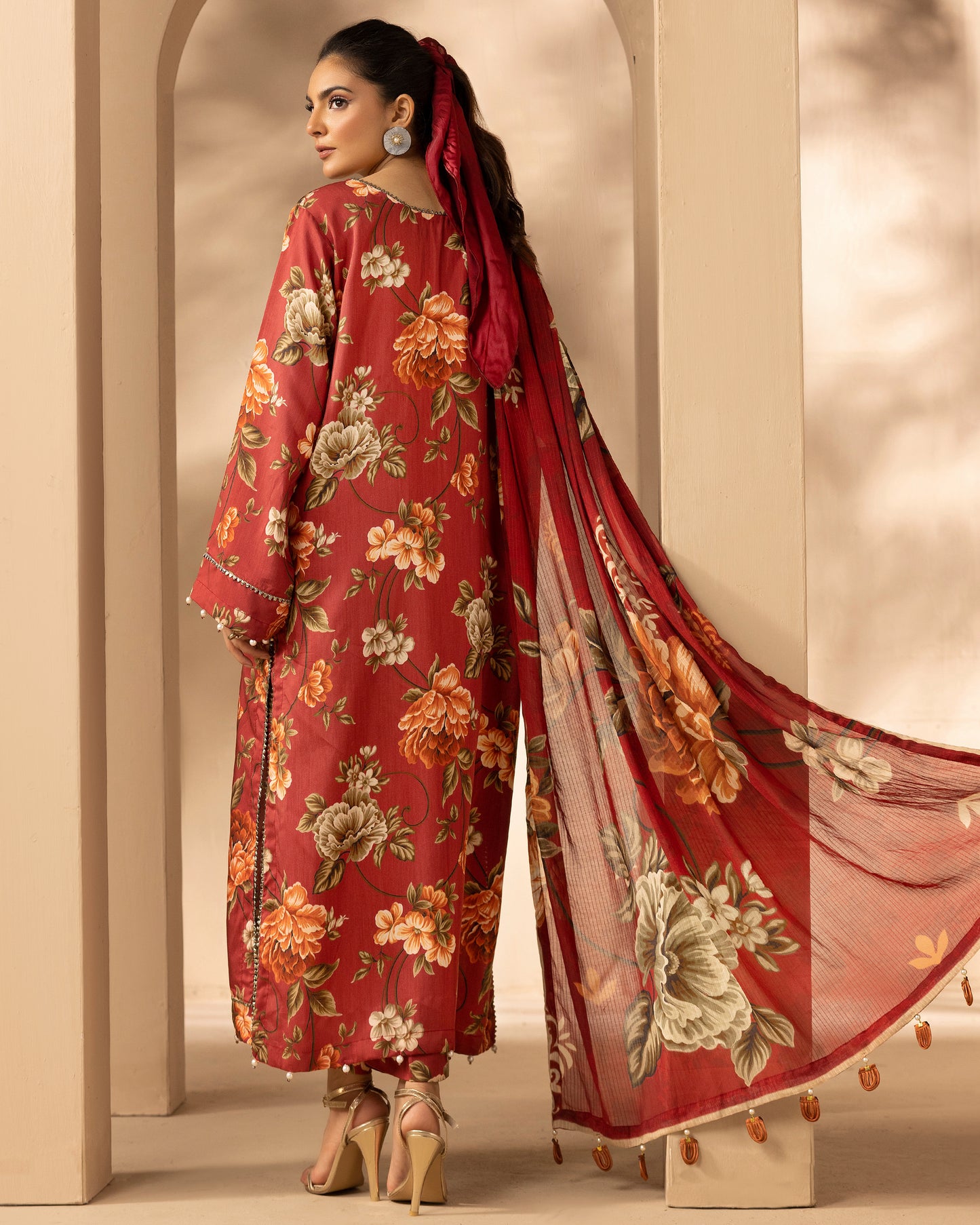 Unstitched Viscose Digital Printed Collection With Diamond Digital Printed Dupatta