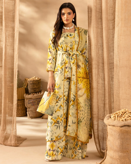 Staple Dora Digital Printed Collection With Diamond Printed Dupatta