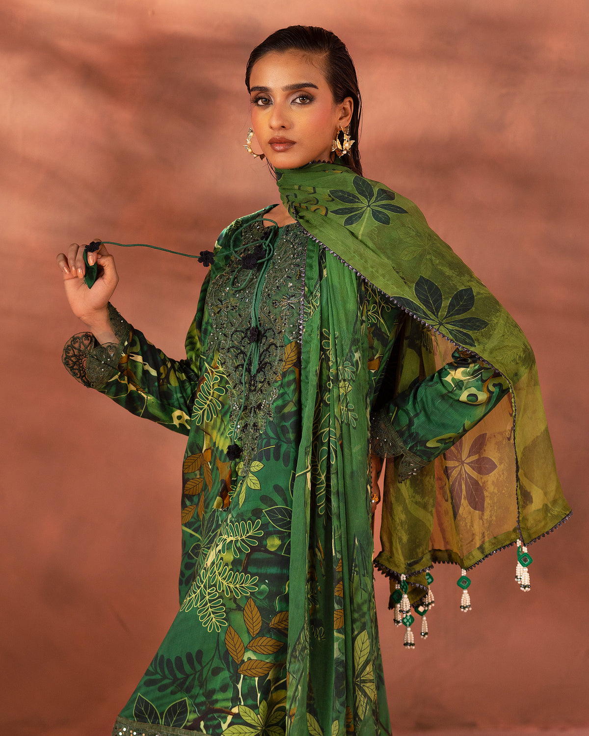 Emerald Meadow – 3-Piece Unstitched
