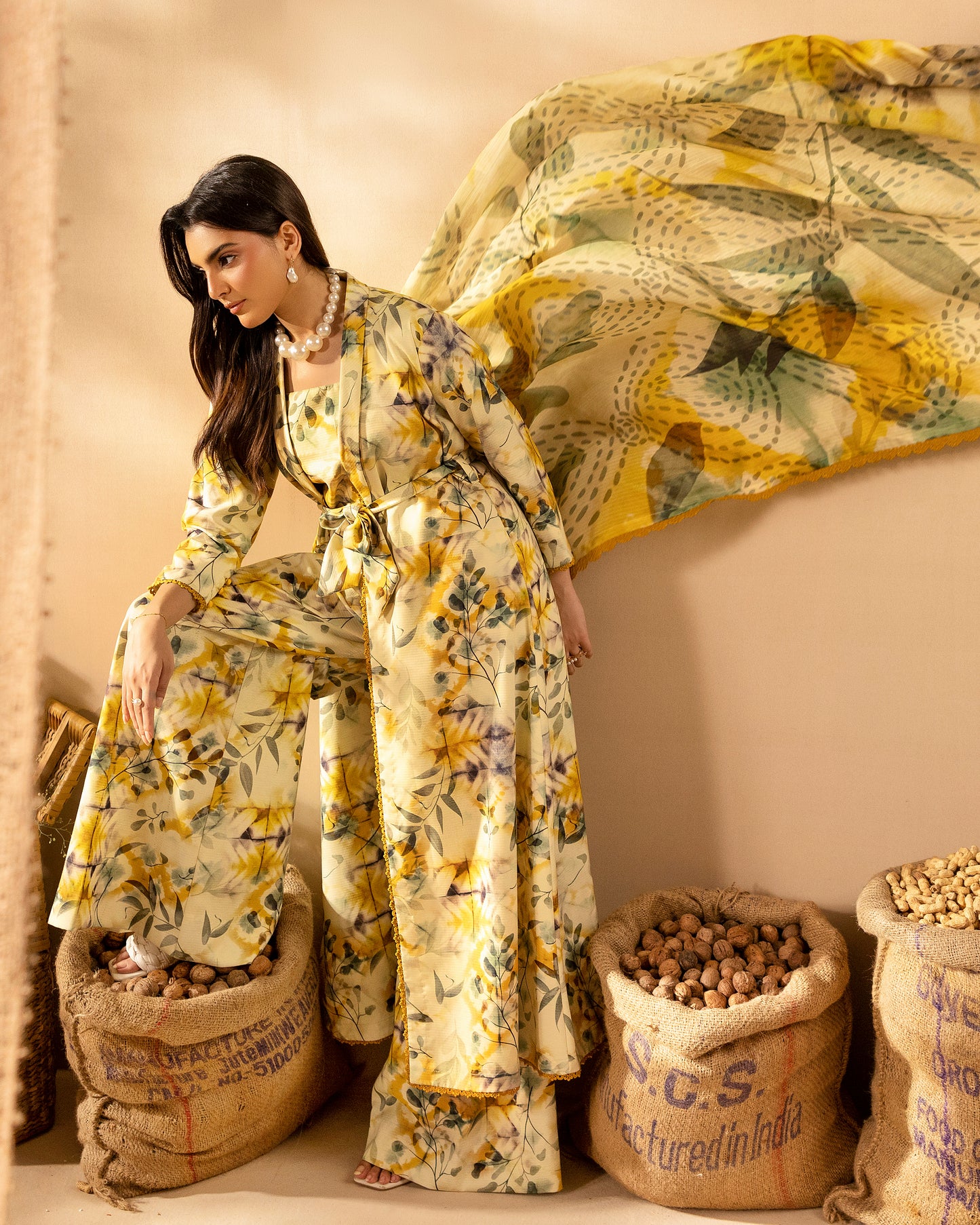 Staple Dora Digital Printed Collection With Diamond Printed Dupatta