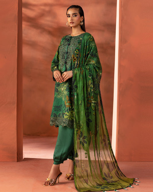 Emerald Meadow – 3-Piece Unstitched