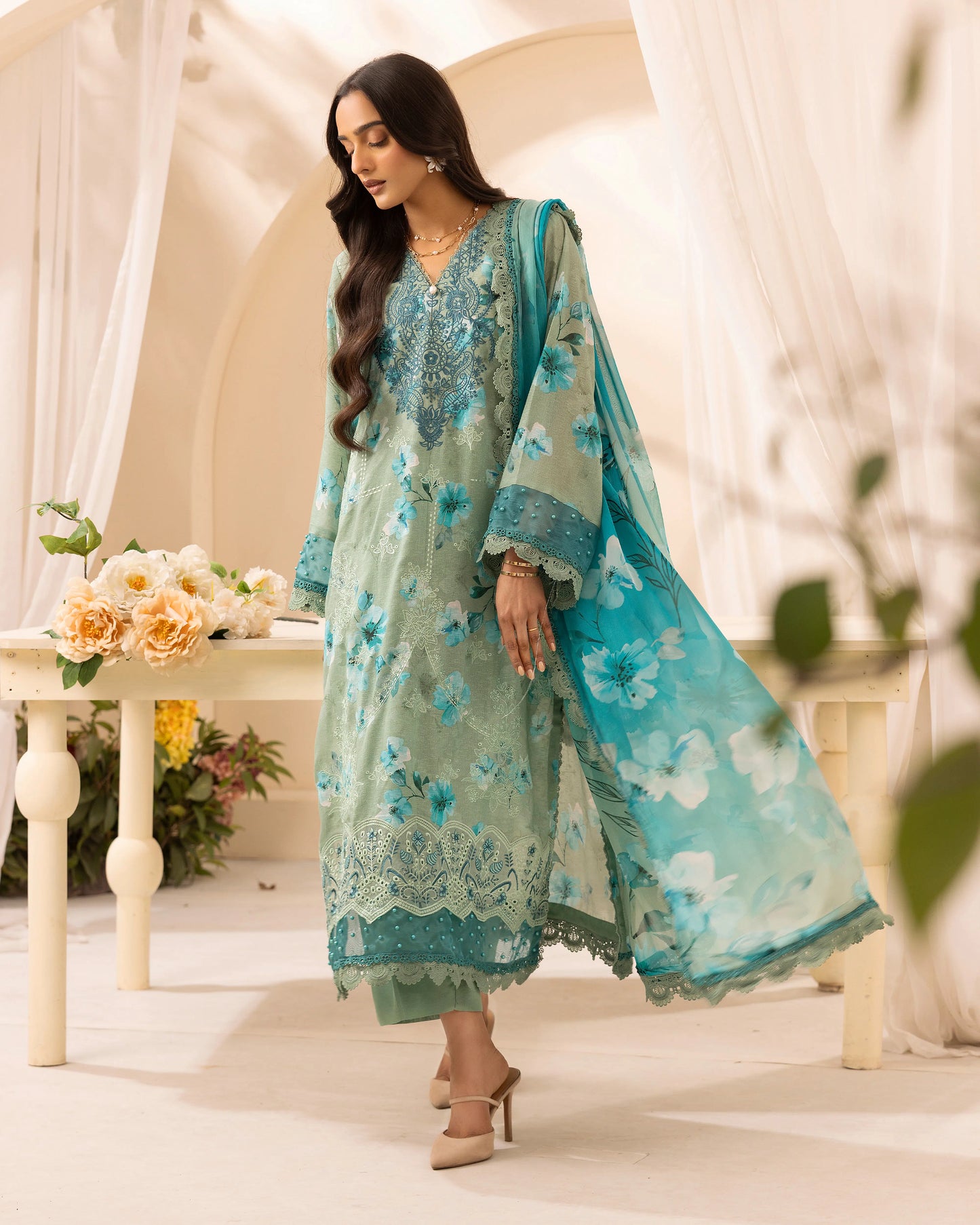 Turquoise Tale - 3 Piece Unstitch