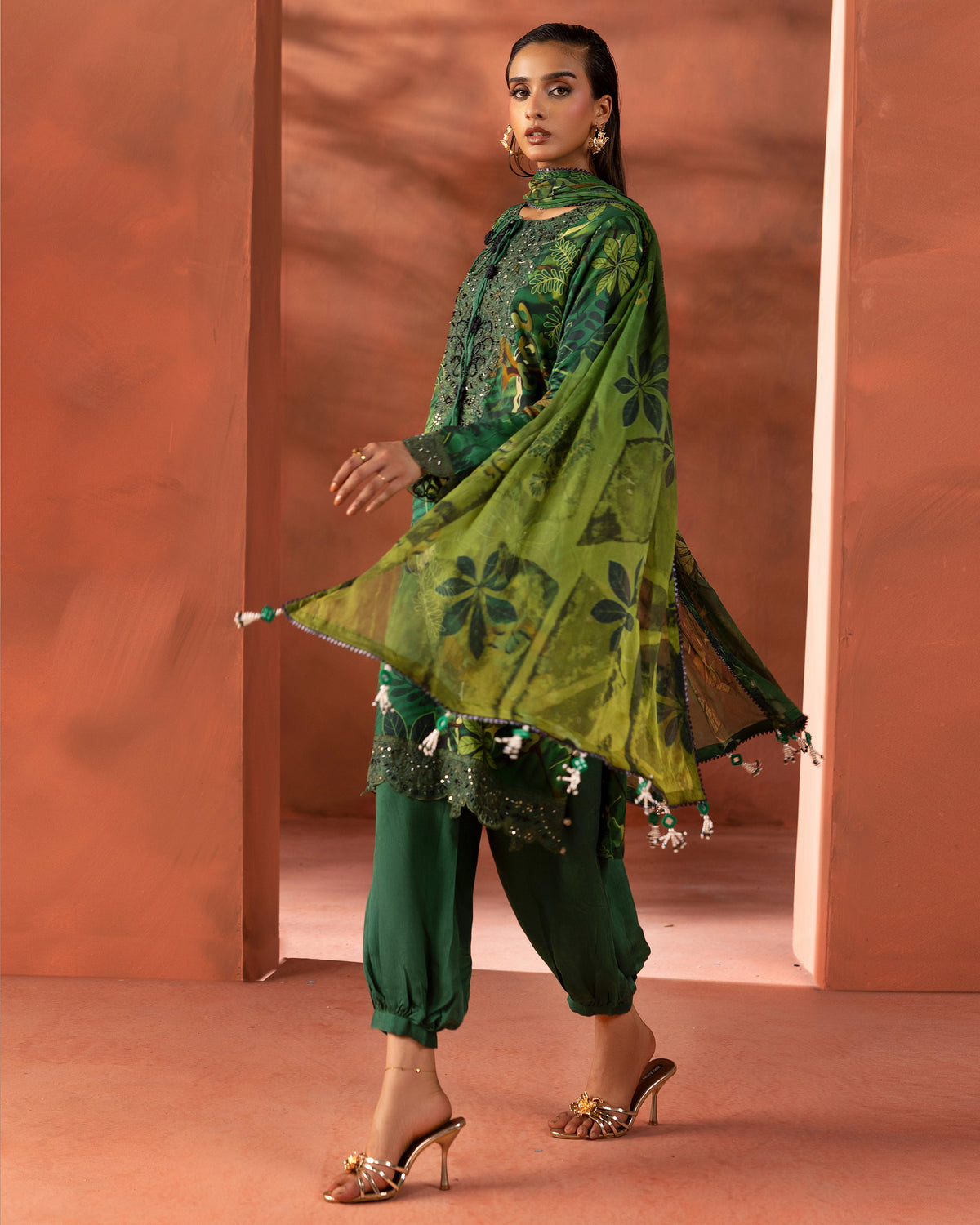 Emerald Meadow – 3-Piece Unstitched