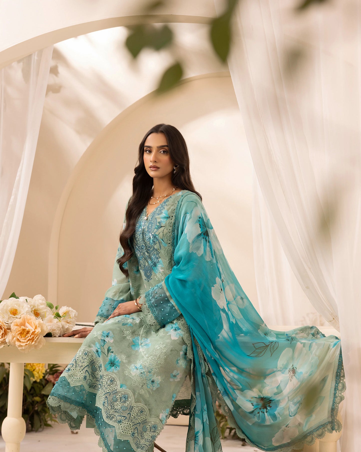 Turquoise Tale - 3 Piece Unstitch