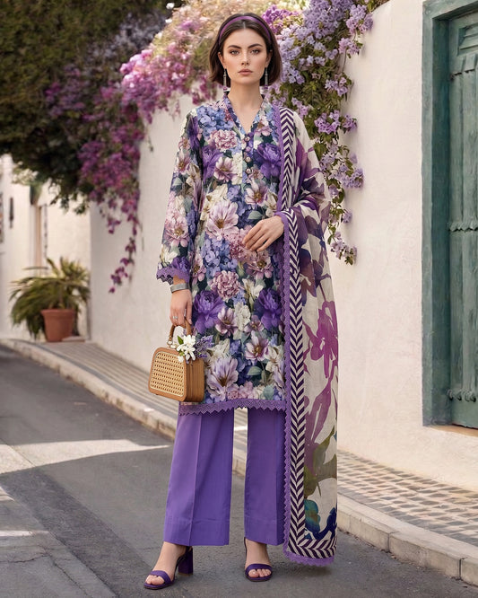 Orchid Maze - 3 Piece Unstitch
