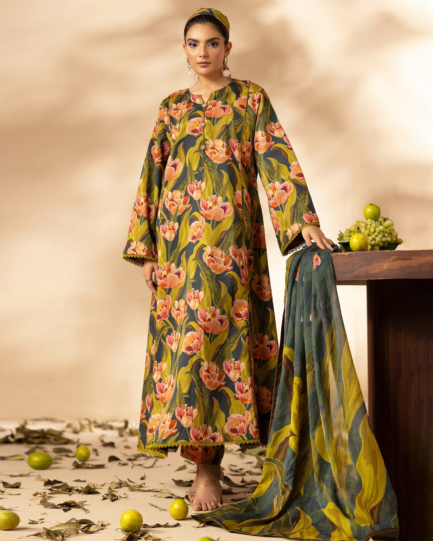 Unstitched Viscose Digital Printed Collection With Diamond Digital Printed Dupatta