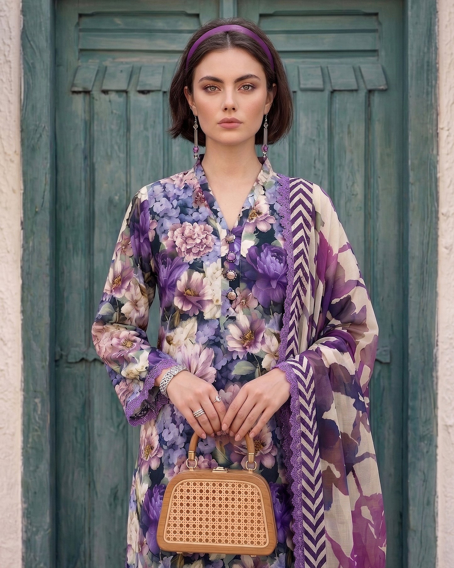 Orchid Maze - 3 Piece Unstitch