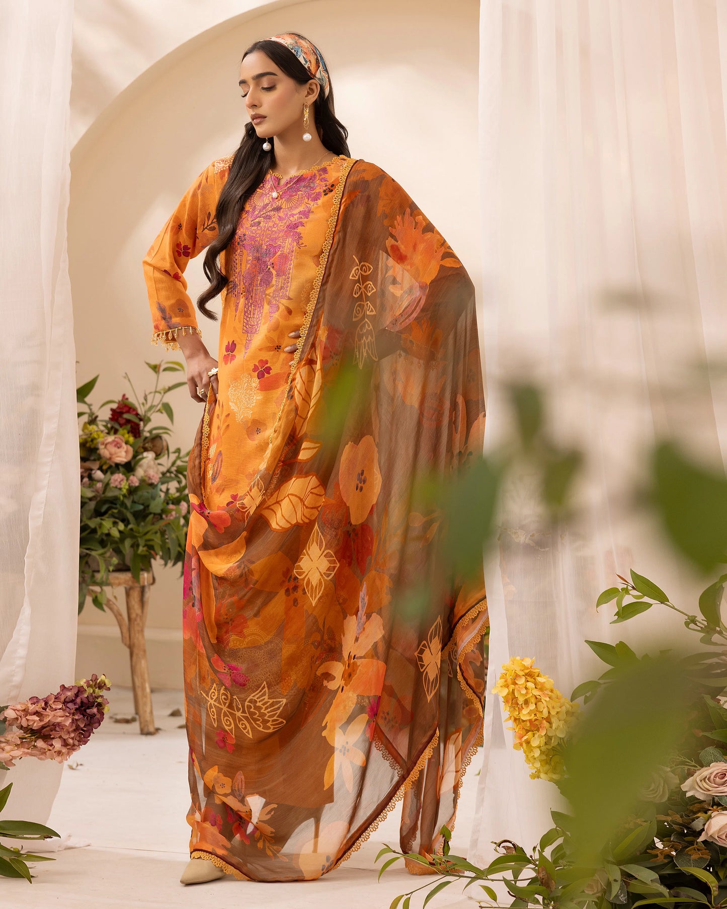 Sunset Marigold - 3 Piece Unstitch