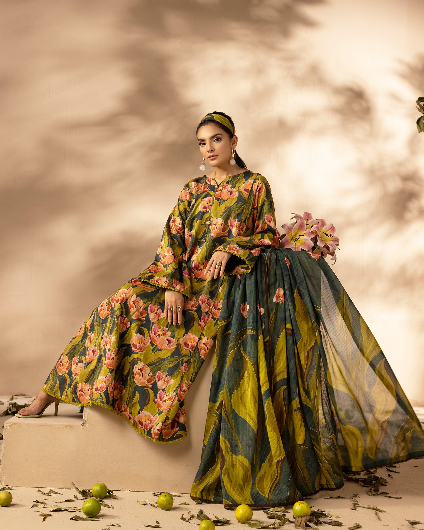Unstitched Viscose Digital Printed Collection With Diamond Digital Printed Dupatta