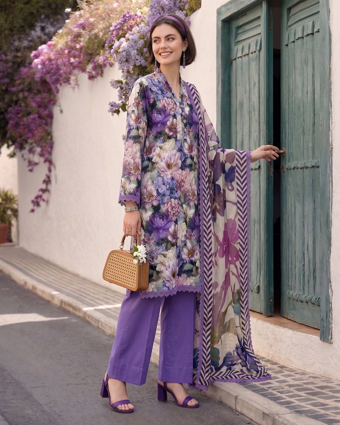 Orchid Maze - 3 Piece Unstitch