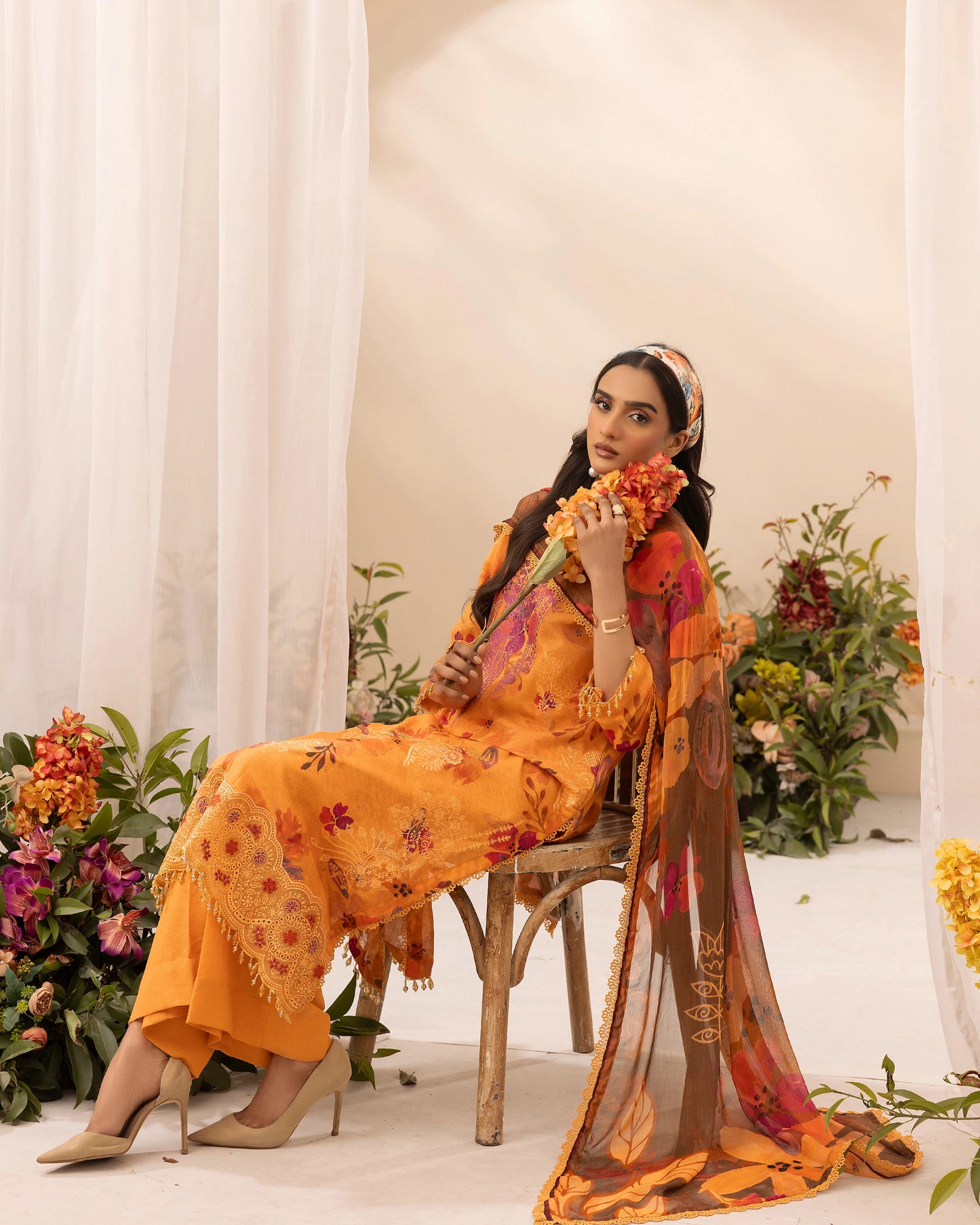 Sunset Marigold - 3 Piece Unstitch