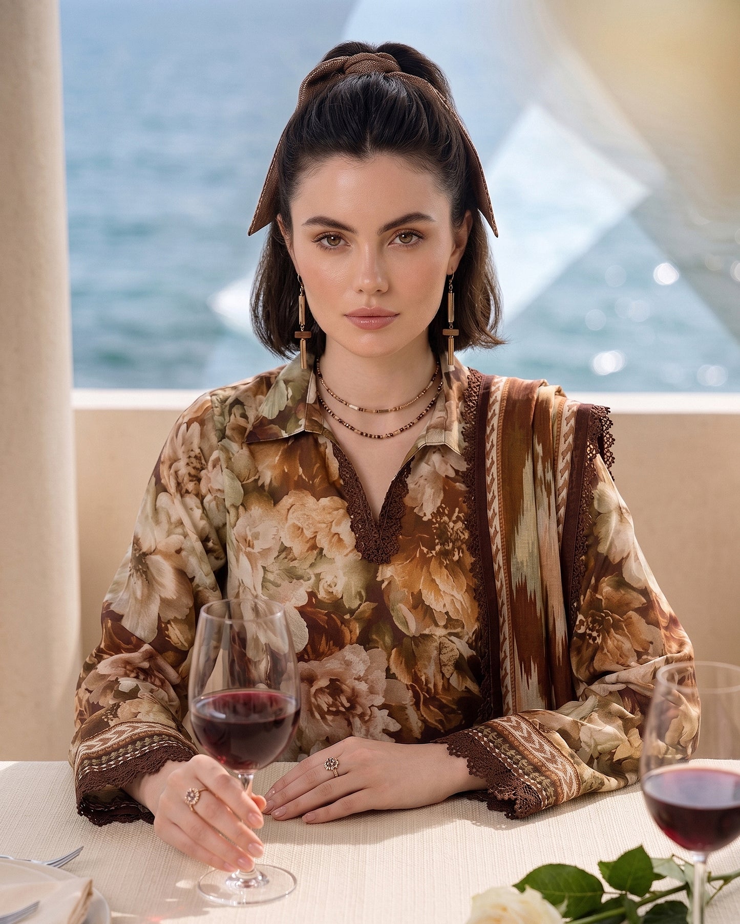 Espresso Rose - 3 Piece Unstitch