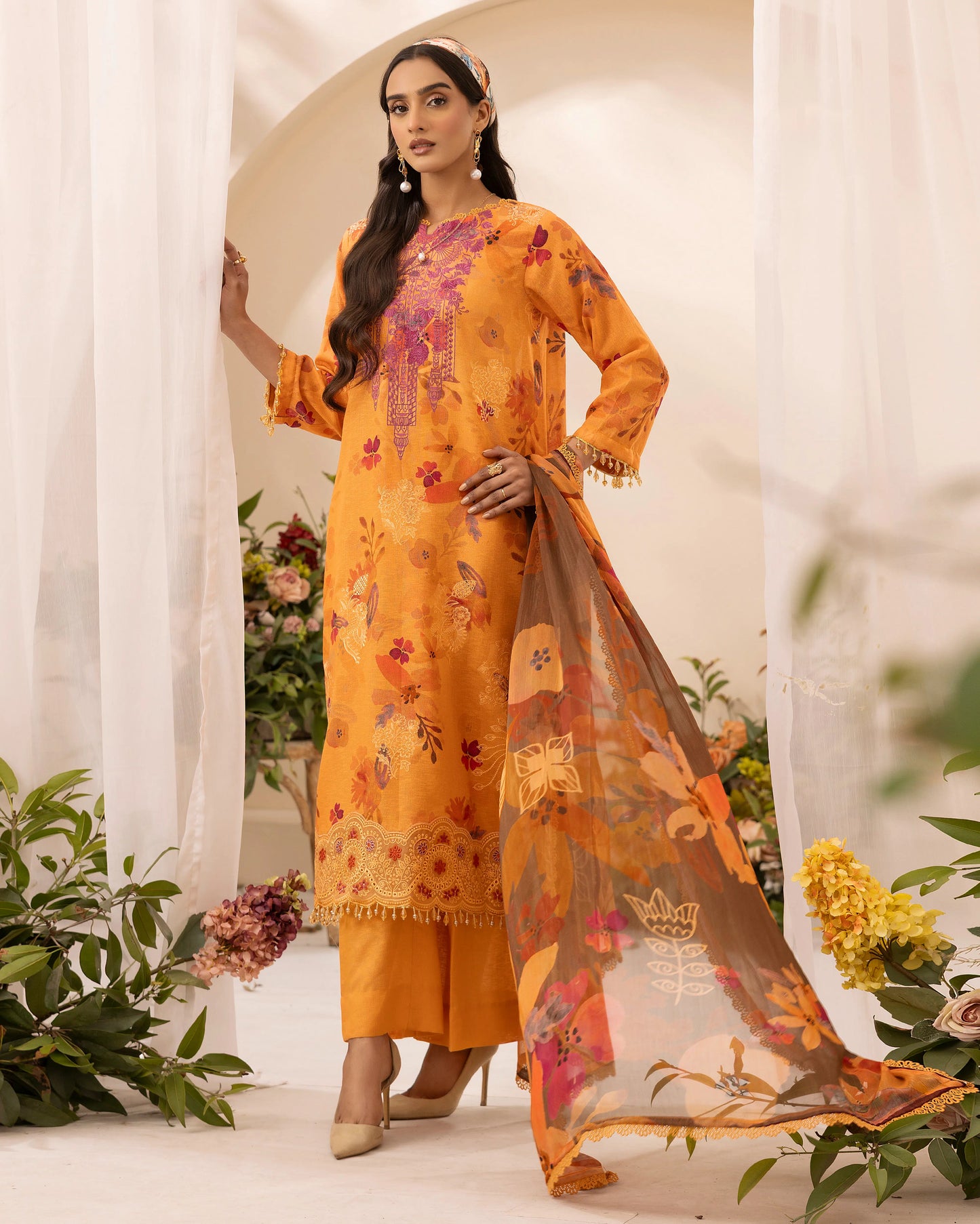 Sunset Marigold - 3 Piece Unstitch