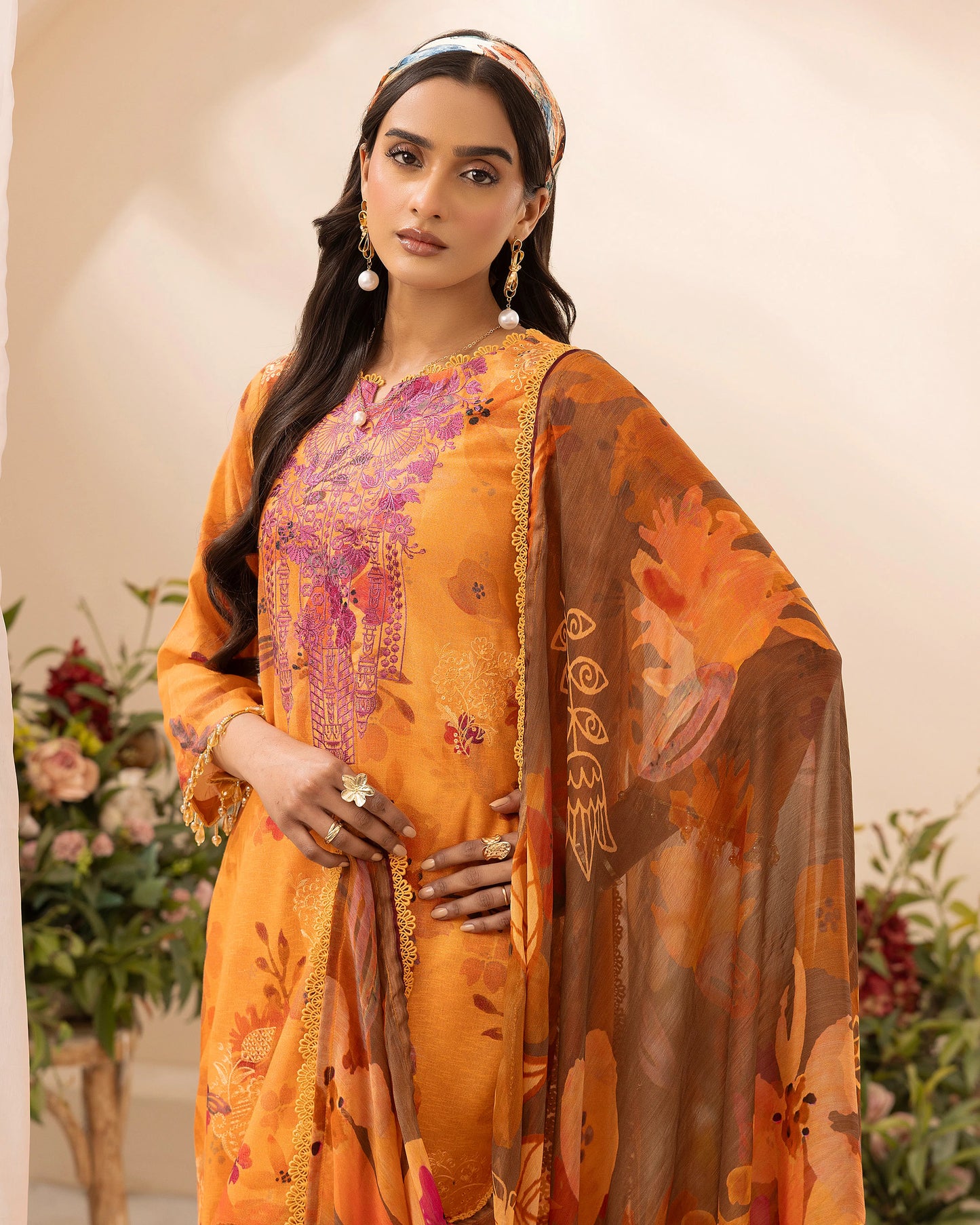 Sunset Marigold - 3 Piece Unstitch