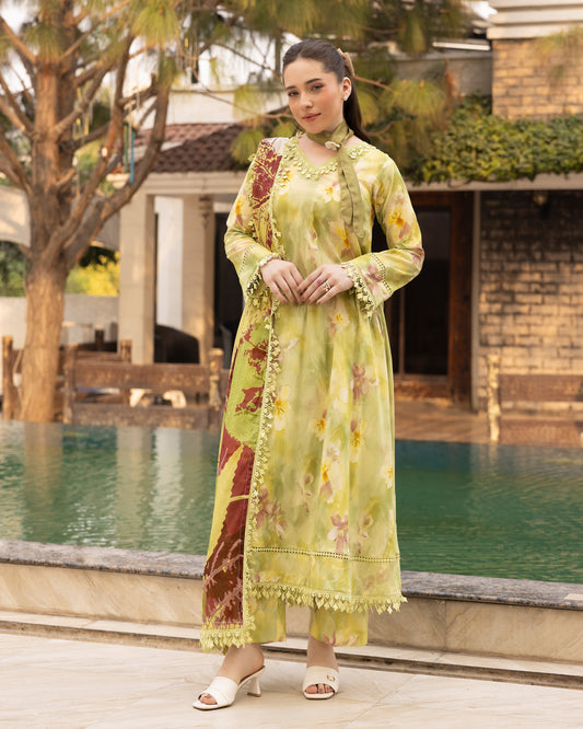 Olive Reverie - 3 Piece Unstitch