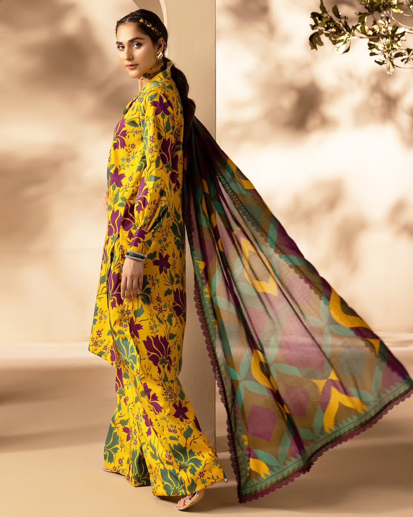 Unstitched Viscose Digital Printed Collection With Diamond Digital Printed Dupatta