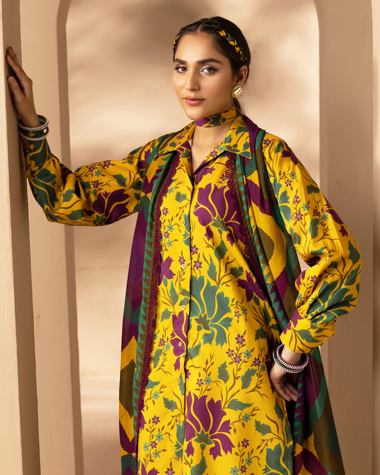 Unstitched Viscose Digital Printed Collection With Diamond Digital Printed Dupatta