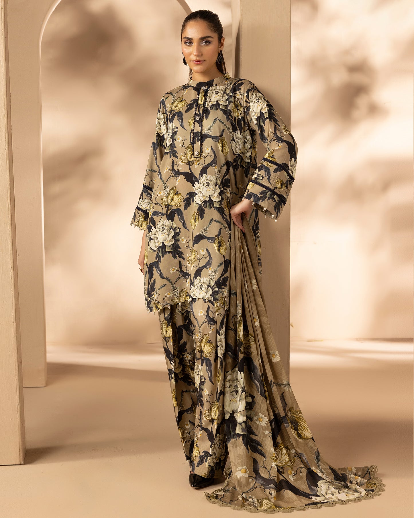 Unstitched Viscose Digital Printed Collection With Diamond Digital Printed Dupatta