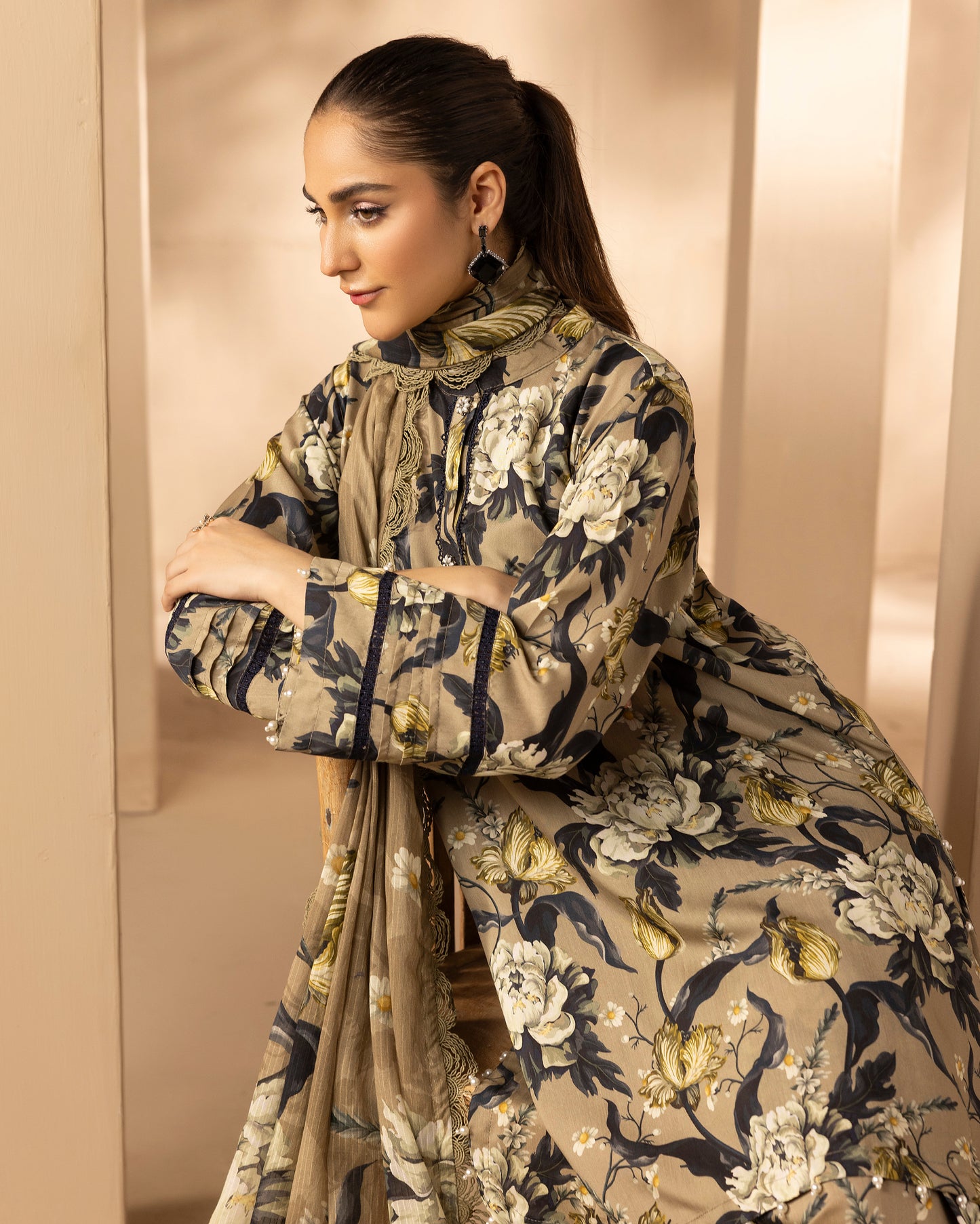 Unstitched Viscose Digital Printed Collection With Diamond Digital Printed Dupatta