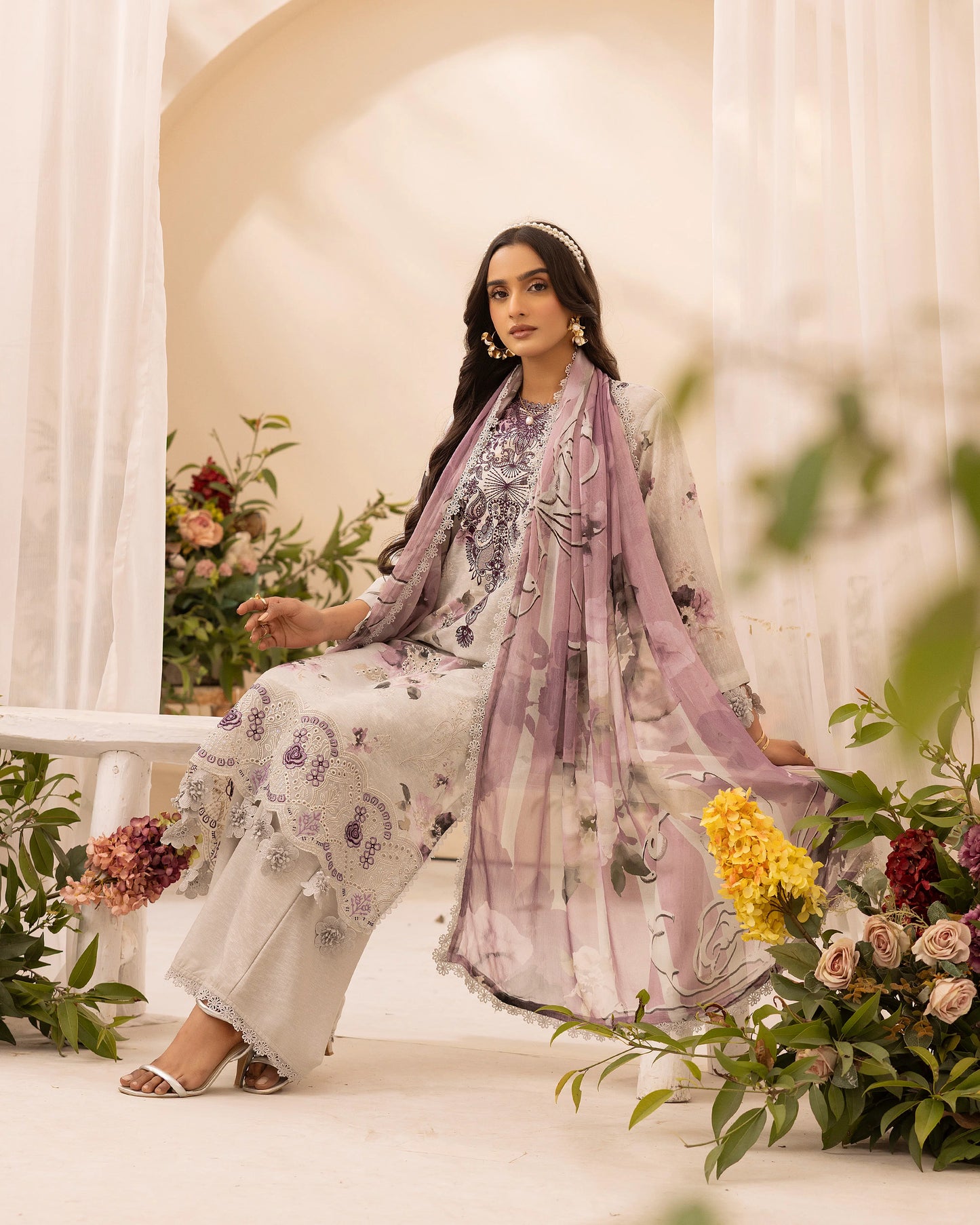 Moonlight Mauve - 3 Piece Unstitch