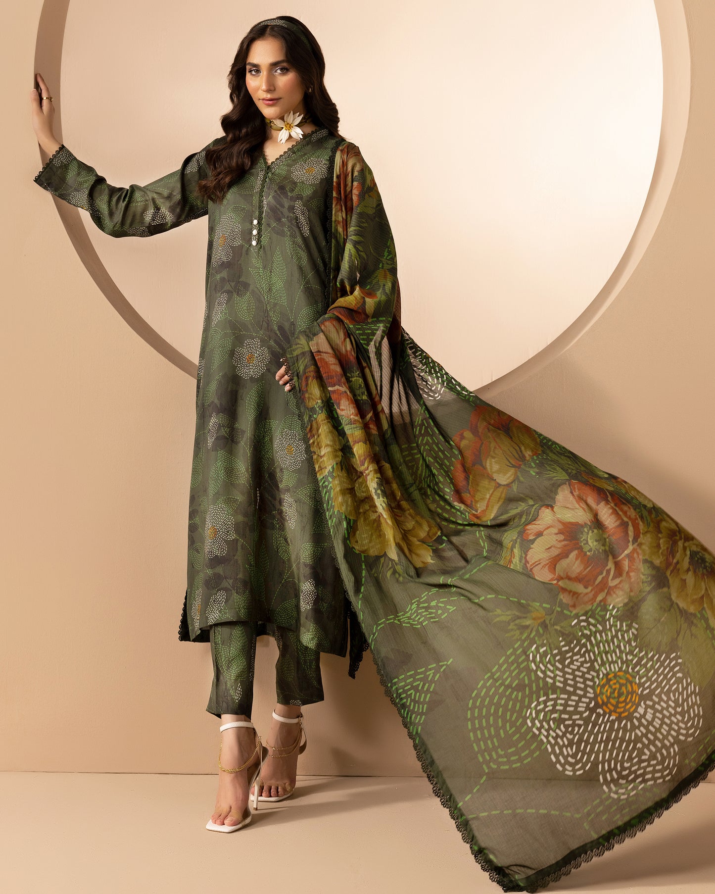 Unstitched Viscose Digital Printed Collection With Diamond Digital Printed Dupatta
