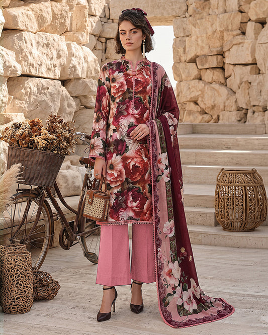 Scarlet Meadow - 3 Piece Unstitch