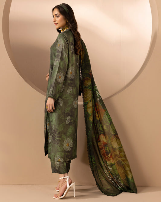 Unstitched Viscose Digital Printed Collection With Diamond Digital Printed Dupatta