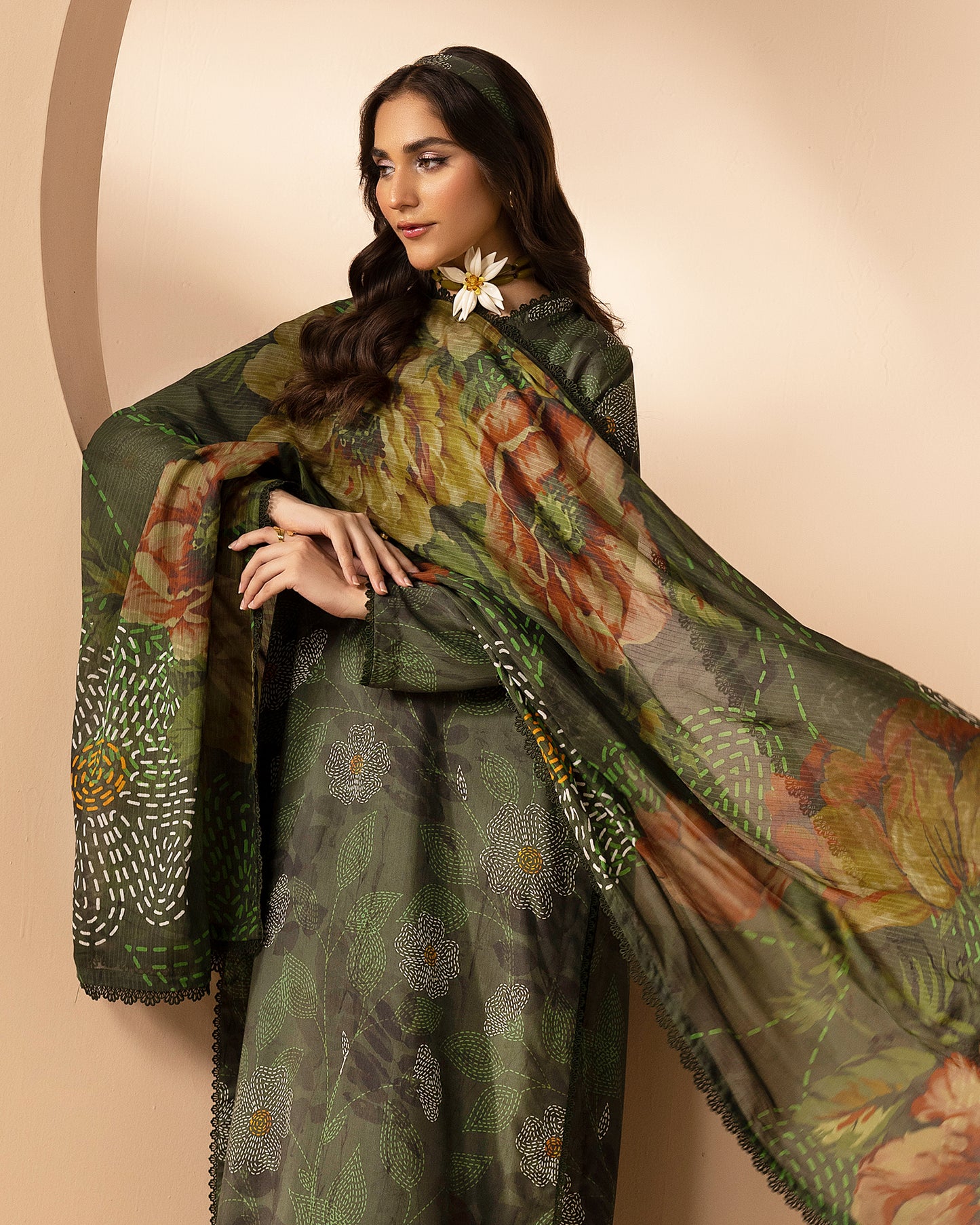 Unstitched Viscose Digital Printed Collection With Diamond Digital Printed Dupatta