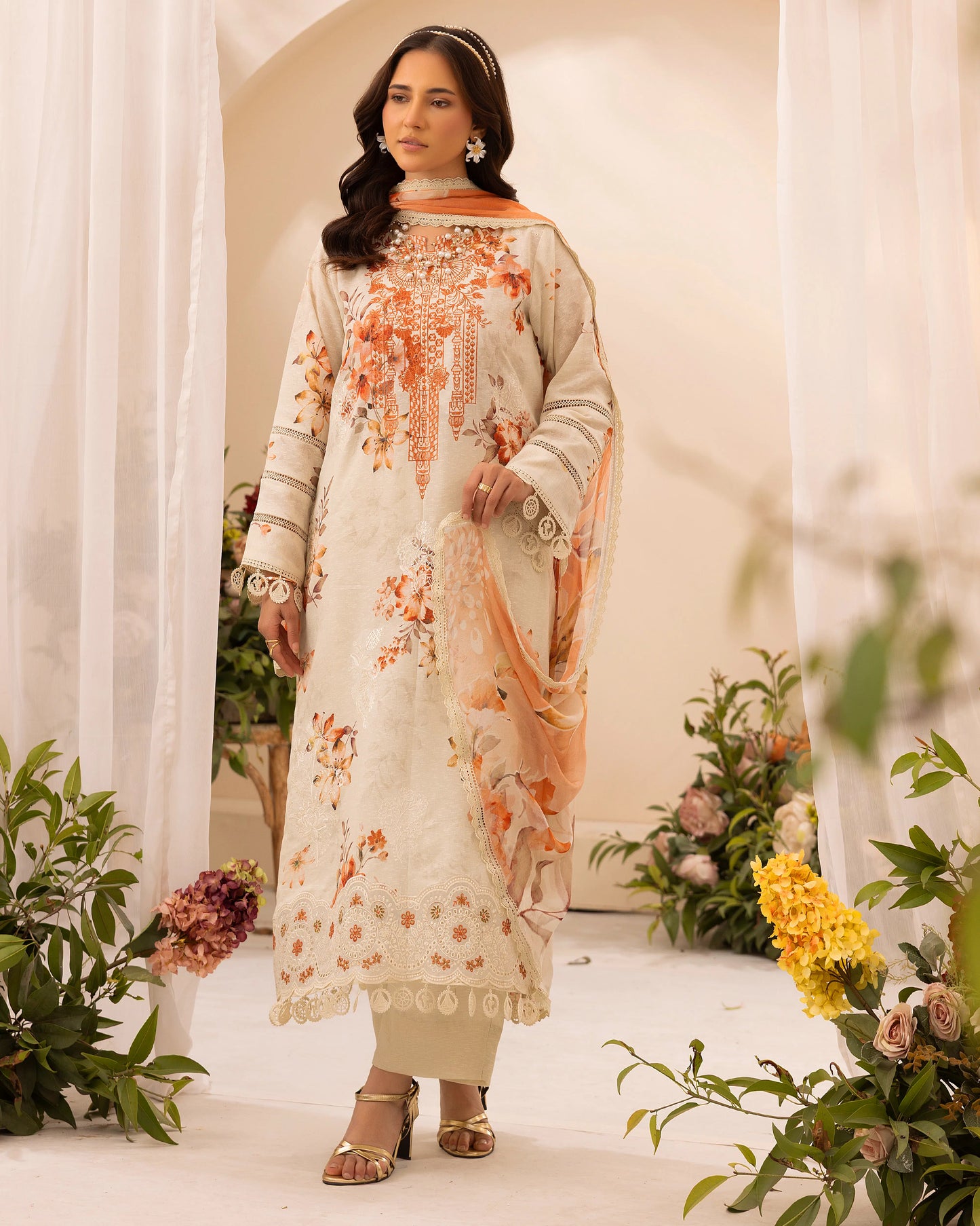 Apricot Ensemble - 3 Piece Unstitch