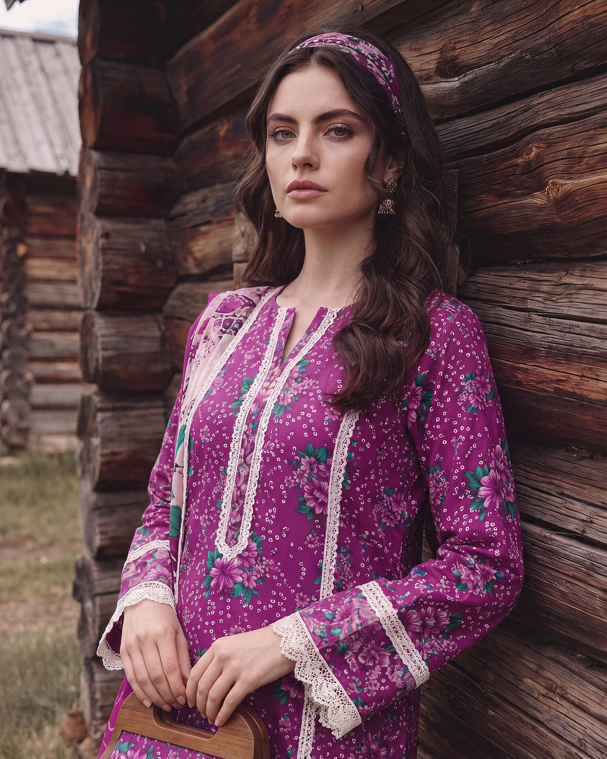 Orchid Bloom – 3-Piece Unstitched