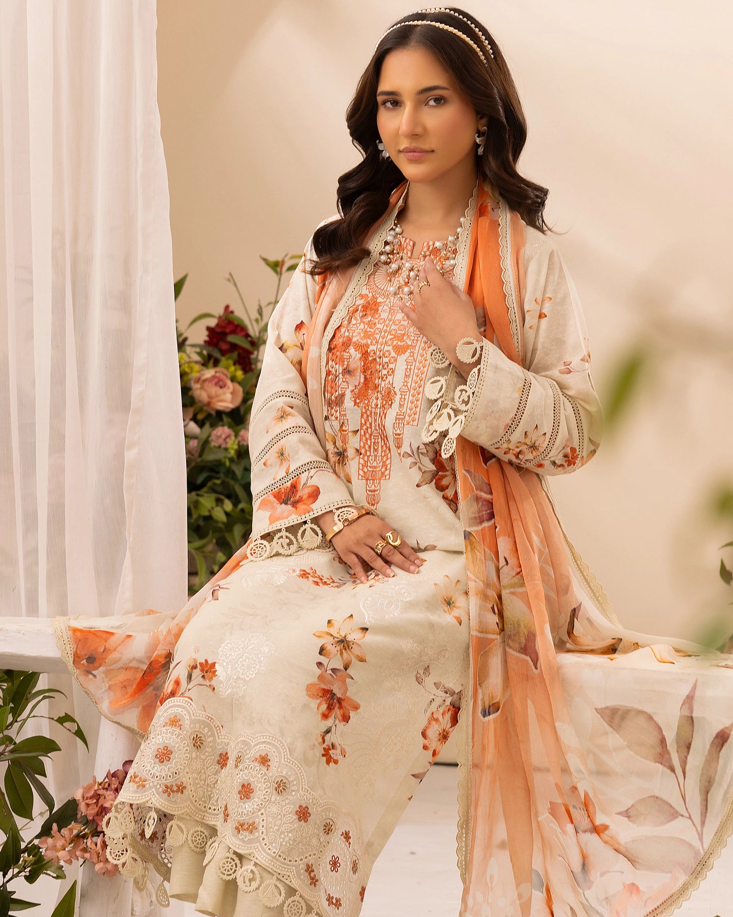 Apricot Ensemble - 3 Piece Unstitch