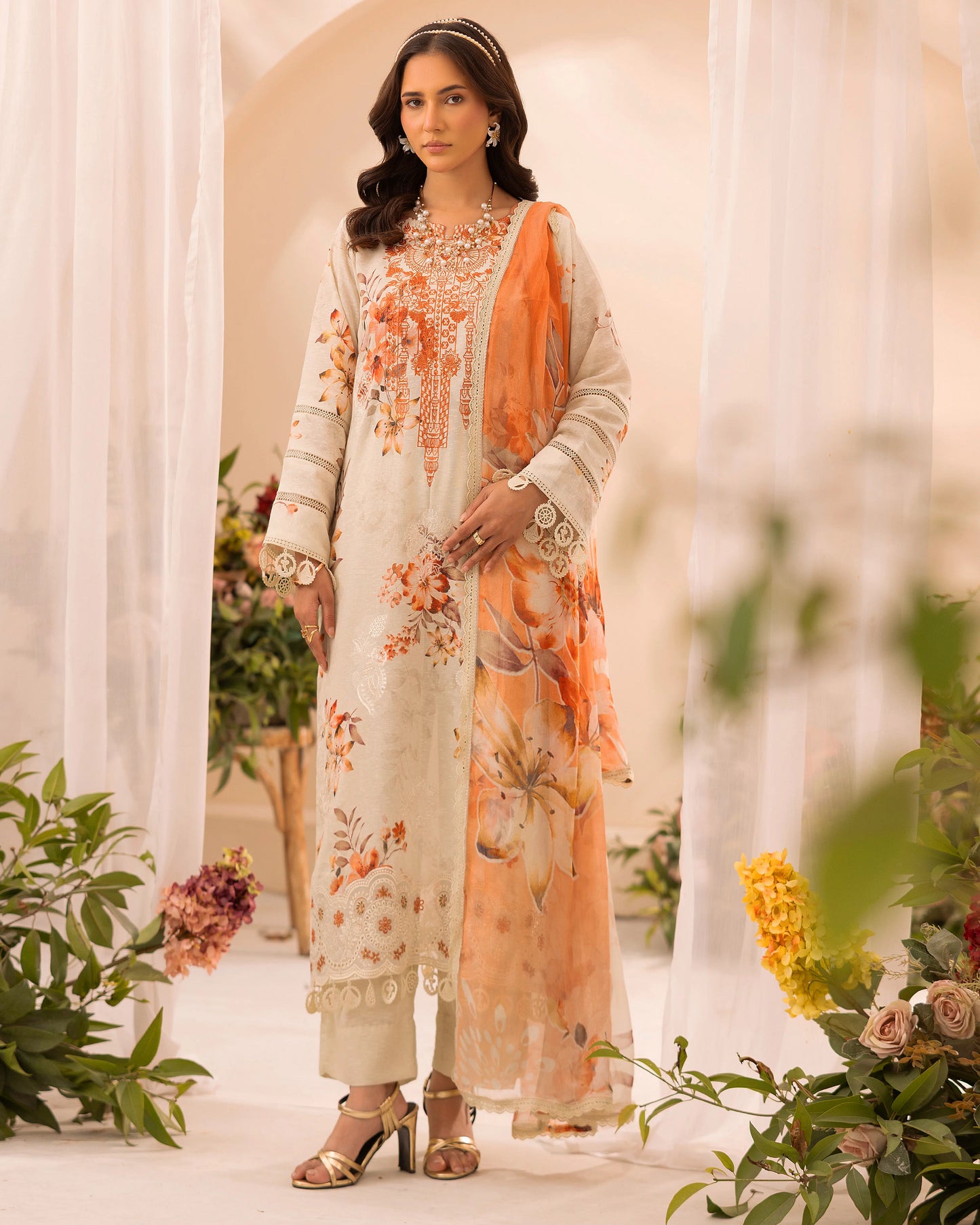 Apricot Ensemble - 3 Piece Unstitch