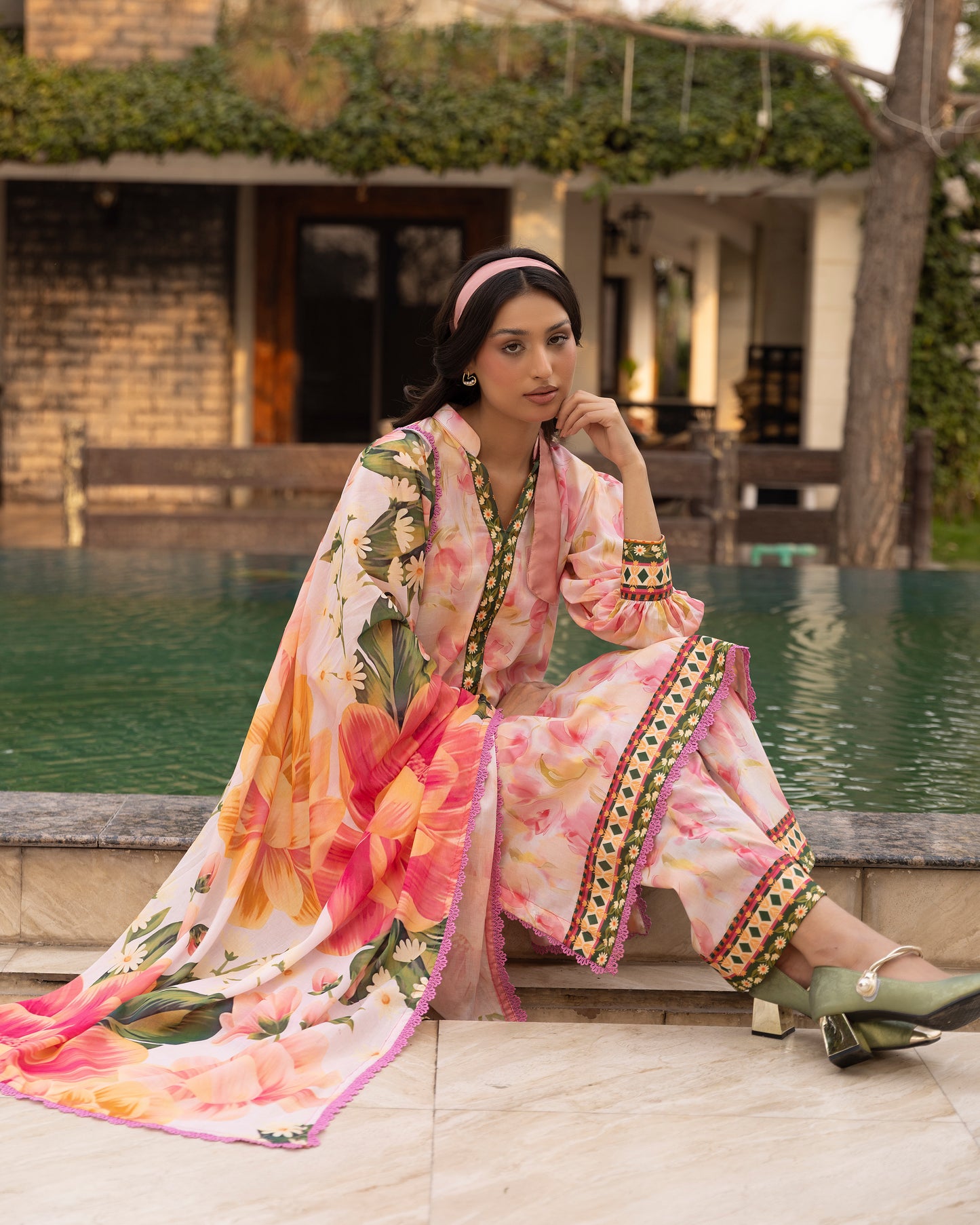 Blush Magnolia - 3 Piece Unstitch